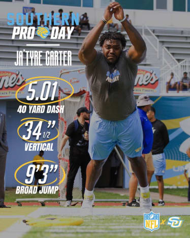 40-yard Dash: 5.01 secondsVertical: 34.5 inchesBroad: 9-3 feet